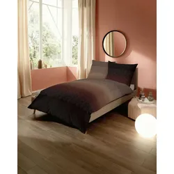 kaeppel Bettwäsche Satin Gradient mocca 135x200 cm + 80x80 cm