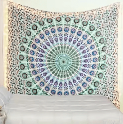 Inspire Picks Hippie Mandala Tapestry Wall Hanging Bohemian Psychedelic Vintage Room Decor 5 95x73cm