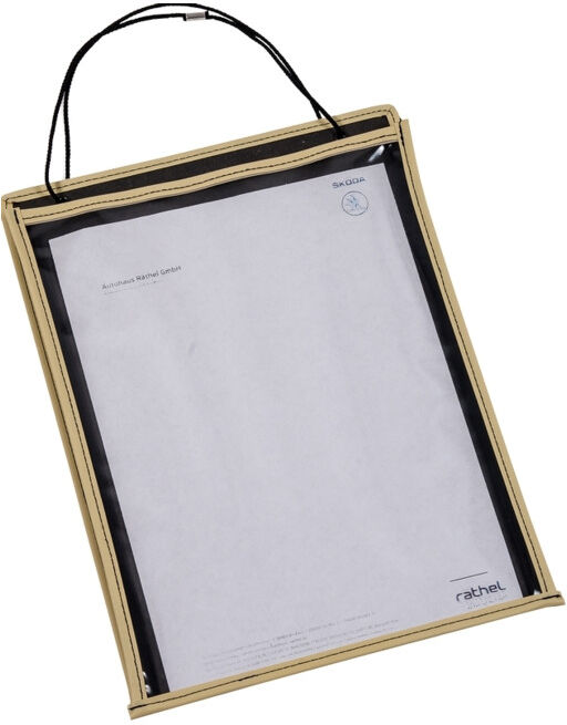Eichner Pochette de voiture A4 jaune (9017-00182)