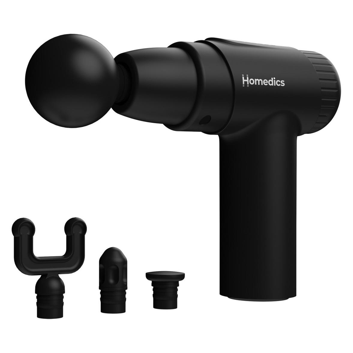 Homedics PGM-45BK NOVO Mini Massage Gun (6 Stufen, 60 min) (PGM-45BK)