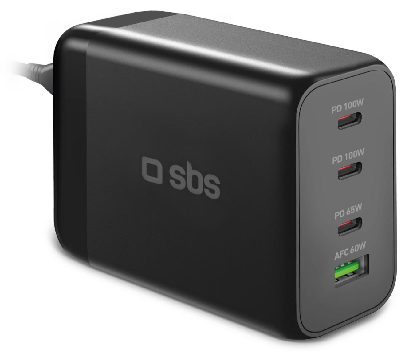 SBS TECHGSTUSB3C200W, Drinnen, AC, Schwarz