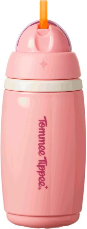 Tommee Tippee Active Cup tasse avec paille Pink 12m+ 1 pcs