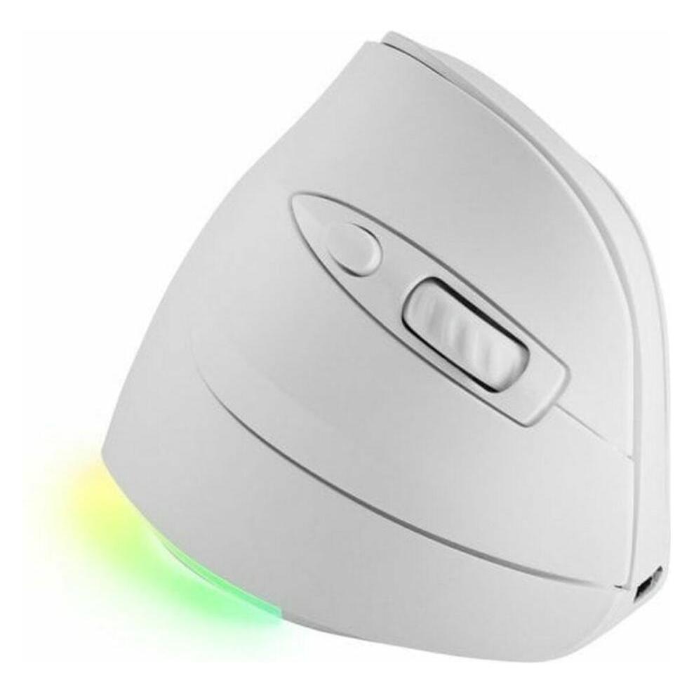 Mars Gaming Souris Sans Fil Gamer Ergonomique Verticale Mm-Sk RGB (Blanc) (Kabelgebunden, Kabellos) (MMSKW)