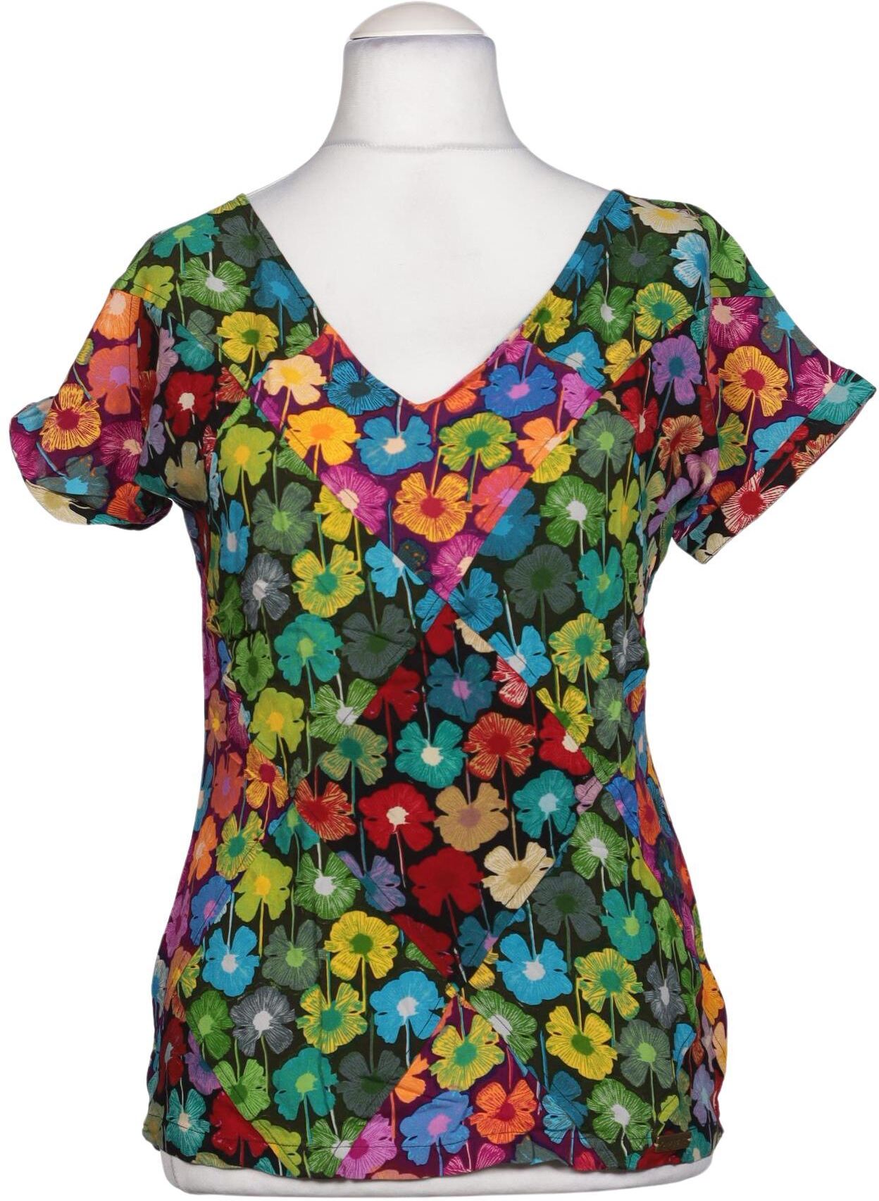 Chapati Berlin Damen Bluse, Mehrfarbig, Gr. S, Viskose - Second Hand