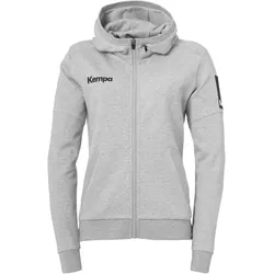 Kempa Status Kapuzenjacke Damen grau melange M