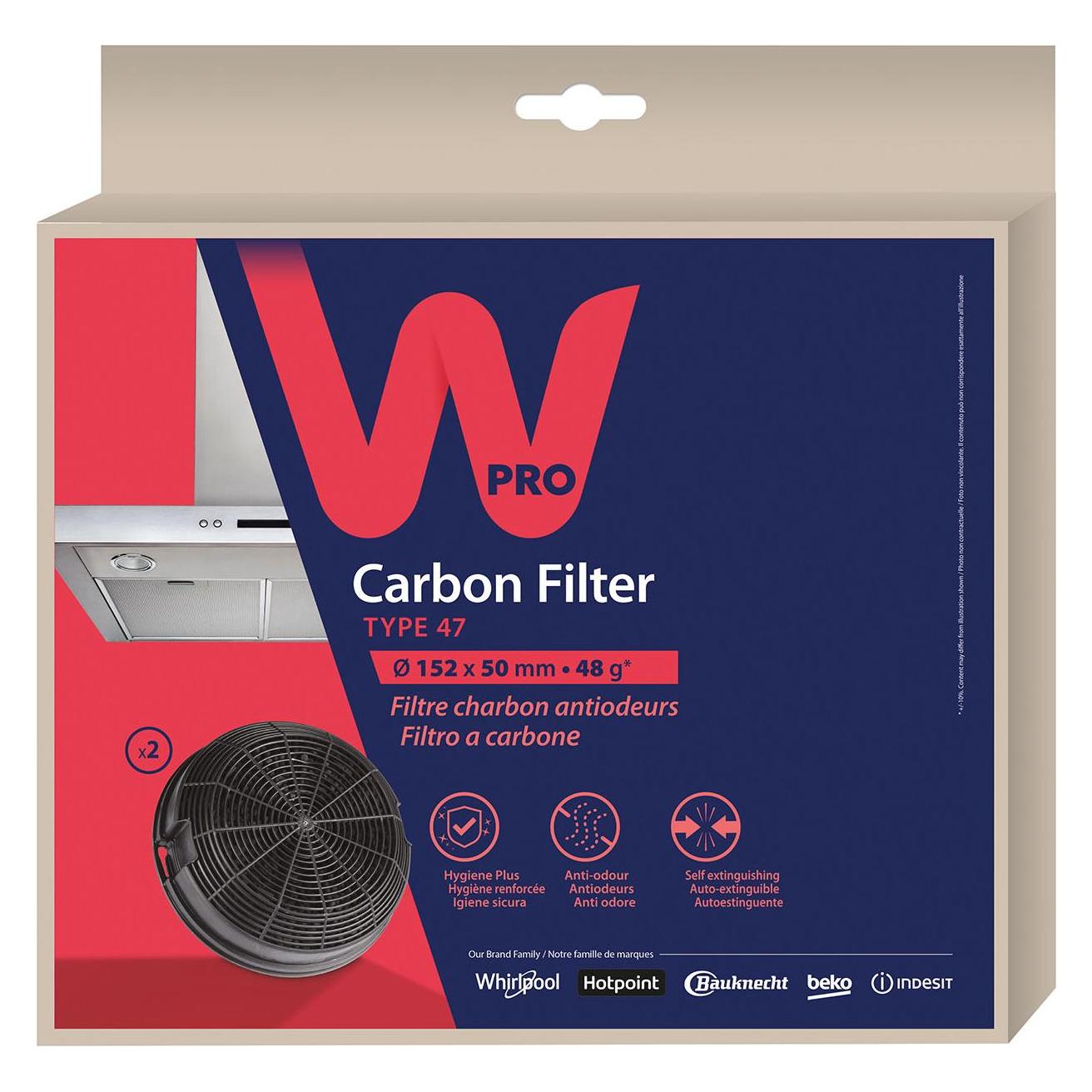 Bauknecht WPRO Kulfilter til Emhaette (484000008784)