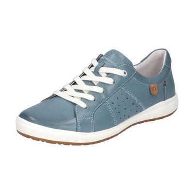 Sneaker JOSEF SEIBEL "Caren 01, azur", Damen, Gr. 38, blau (azur), Obermaterial: 100% Rindsleder Leather cow., Schuhe Sneaker