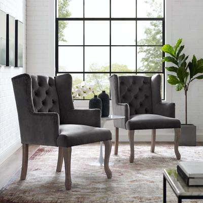 Modway Realm Armchair Performance Velvet Set of 2