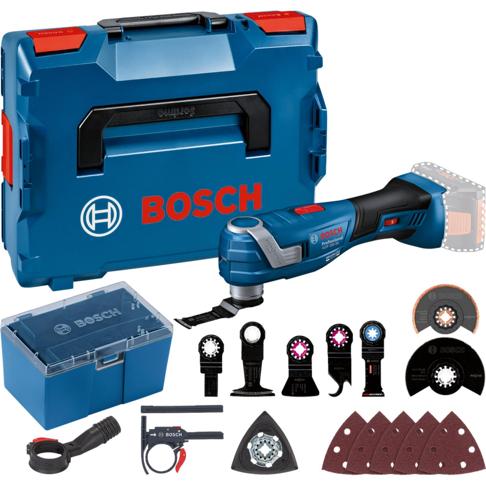 Bosch Professional GOP 18V-34 Akku-Multifunctioneel gereedschapset, 18,0 V