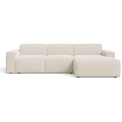 ECKSOFA Lavia Creme Rechts