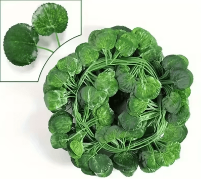 Inspire Picks NatureDrape Artificial Ivy Vine Garland Realistic Hanging Leaf Decor For Home & Events begonia 10m (5 String)