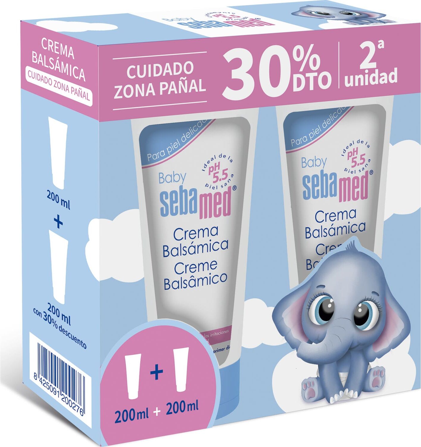 Sebamed Baby Crema Balsámica 2x200 ml