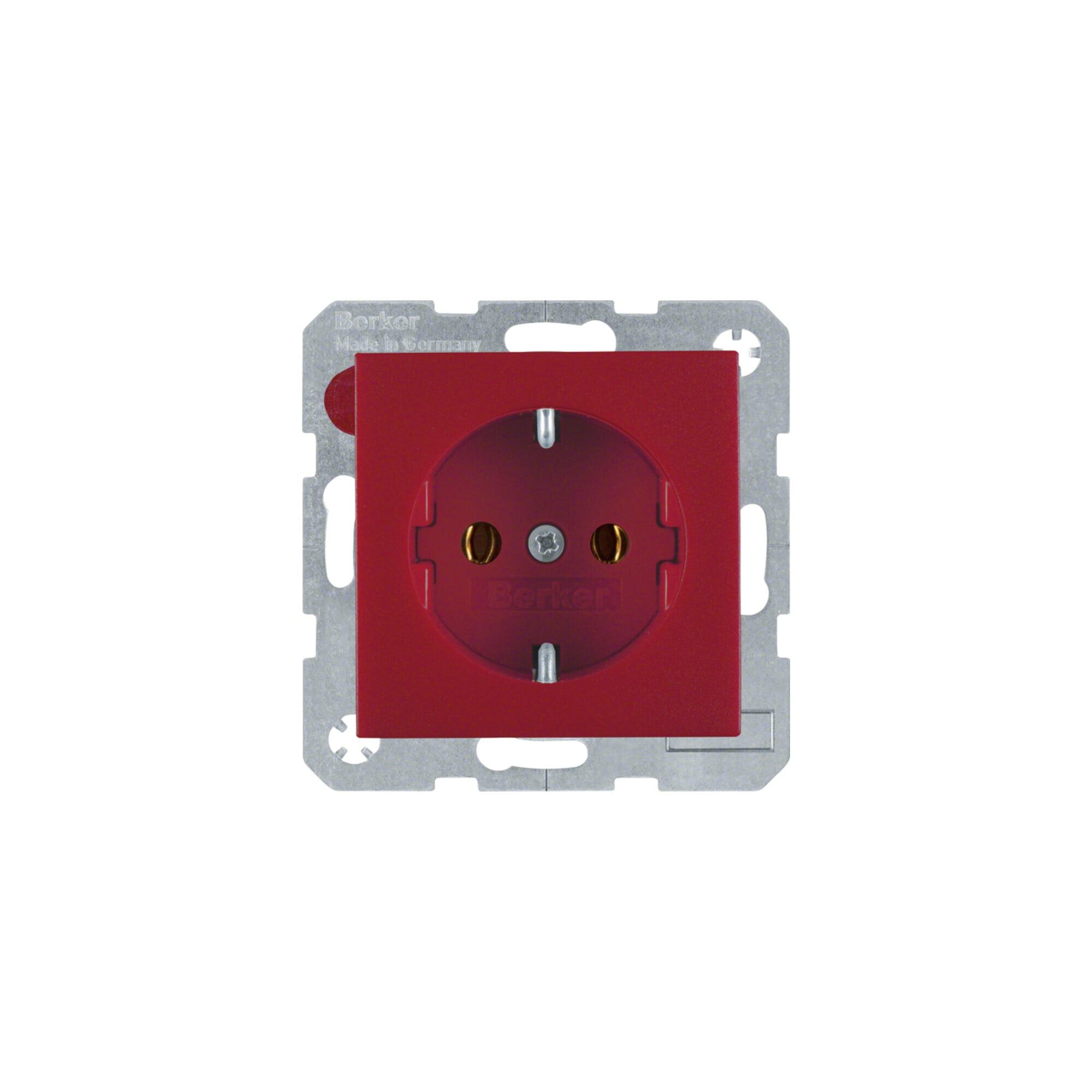 Berker Schuko-Steckdose rt 1-fach 47431912)