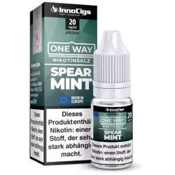 One Way – Spearmint NicSalt Liquid by InnoCigs 10ml / 10mg