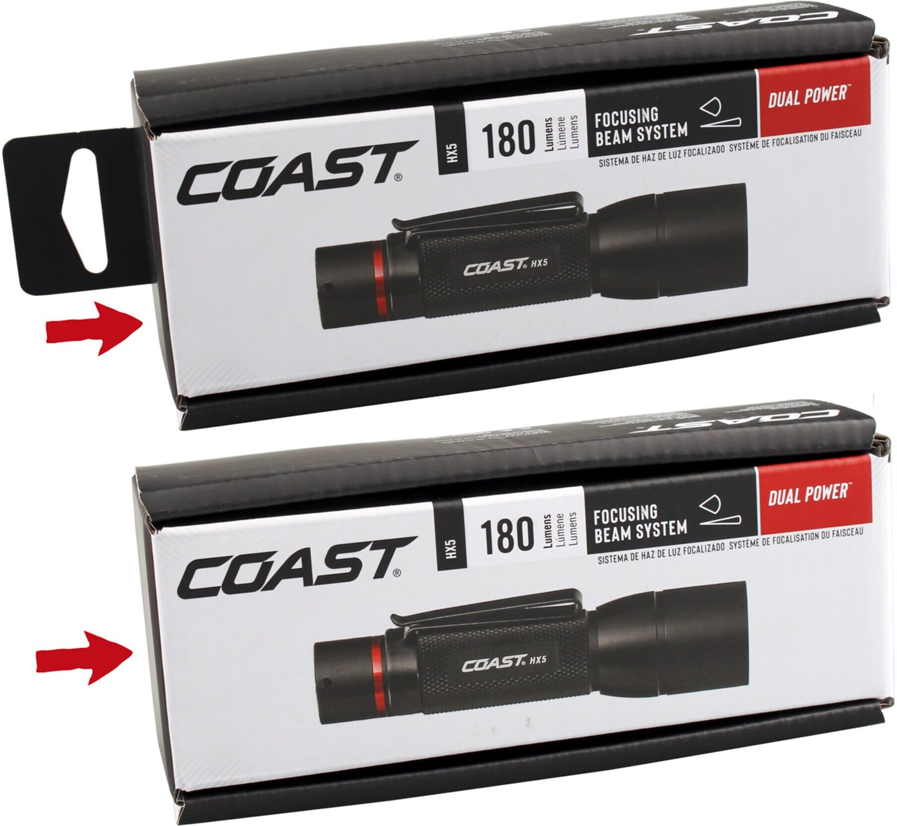 COAST LED Taschenlampe HX5 Geschenkbox ; Hückmann (139570)