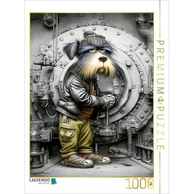 CALVENDO Puzzle Voila, hier bin ich - die absolute Fachkraft für Dampfdruckkessel | 1000 Teile Lege-Größe 64x48cm Foto-Puzzle für glückliche Stunden,