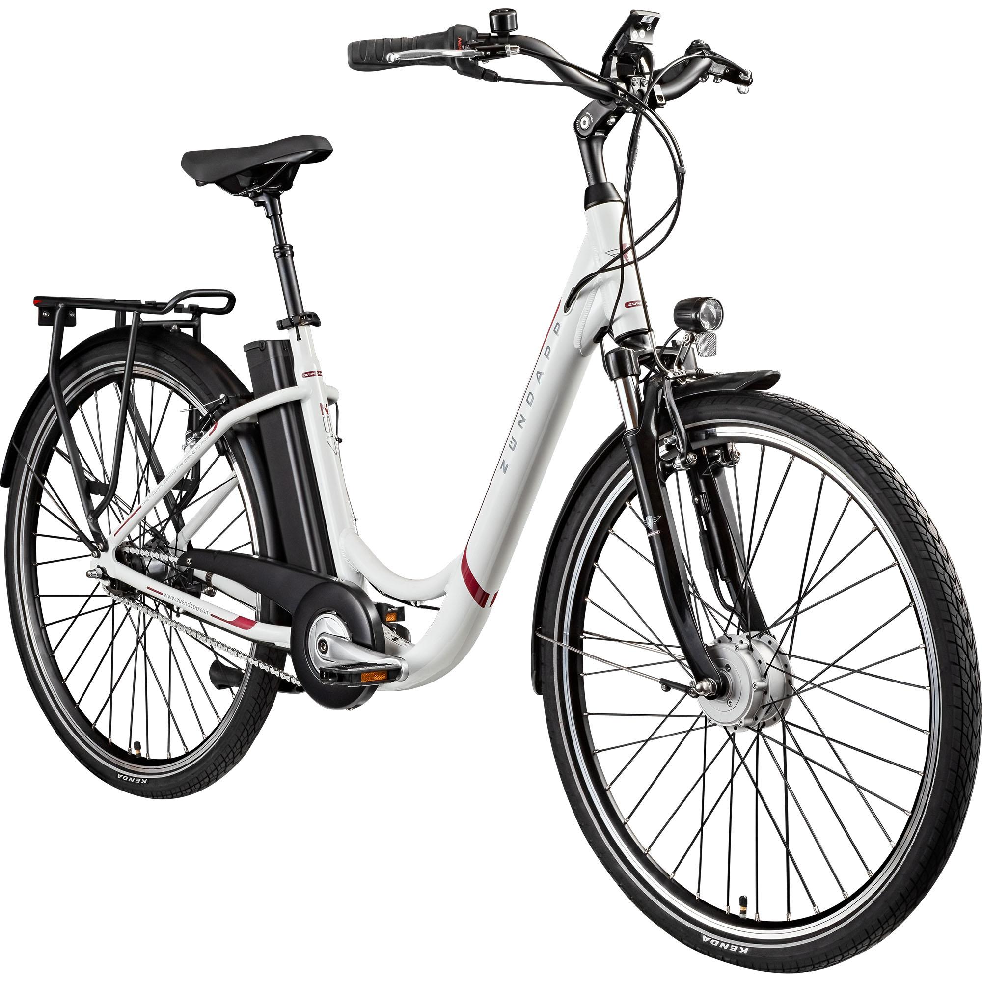 Zündapp Z517 E Bike Damenfahrrad 28 Zoll weiß/beere