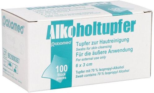 Brinkmann Alkoholtupfer 3x6cm steril 100stk