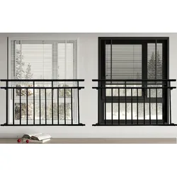 Prestige Home Living Outdoor Balkongeländer 90 x 156 cm, verzinktes Rohr mit Pulverbeschichtung, schwarz