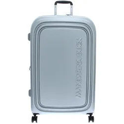 Mandarina Duck Logoduck + Cabin Expandable Trolley, Koffer, Silber