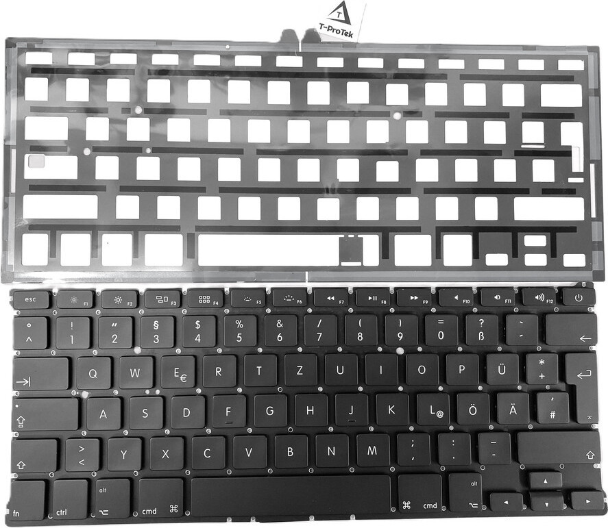 T-ProTek Toetsenbord zonder verlichting voor Apple Macbook Air 13 inch A1369 midden 2010