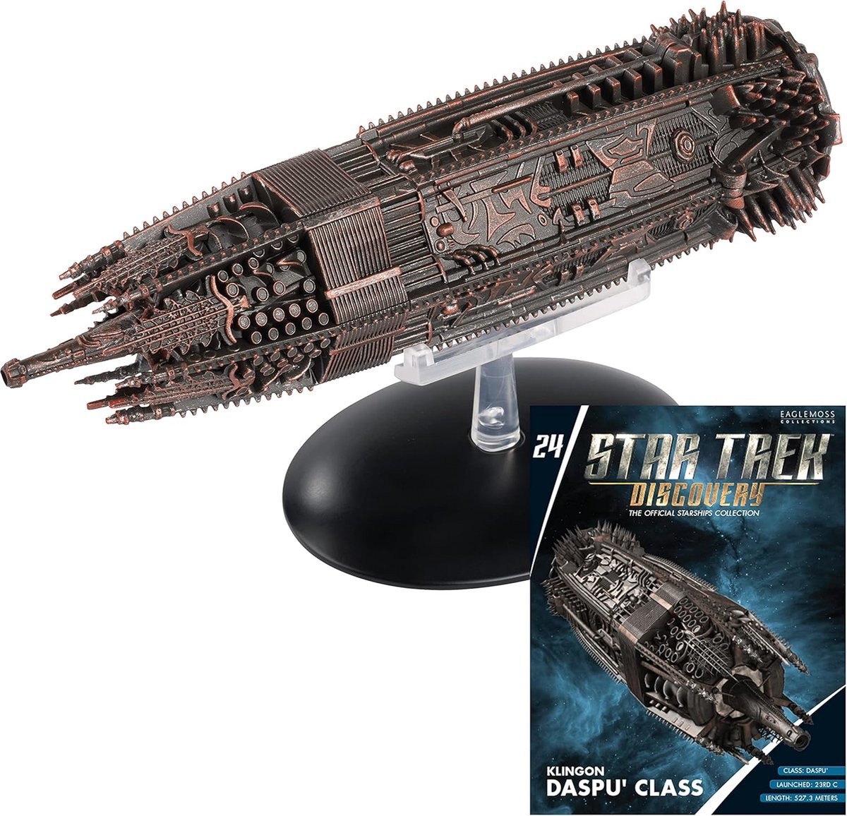 Eaglemoss Star Trek Discovery Klingon Daspu' Class Ship Replica Figure voor volwassenen