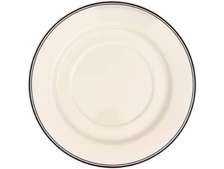 Villeroy & Boch Design Naif Suppen-Untertasse 6 Stück Nr. 1023372520 und 4er Set EKM Living Edelstahl Strohhalme