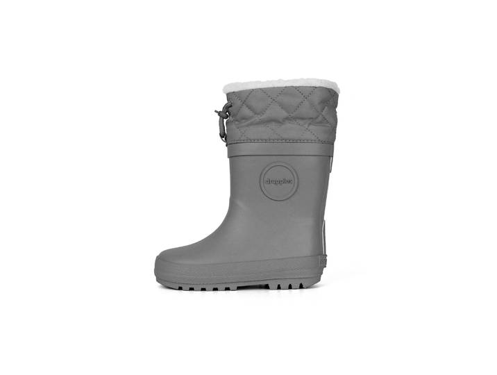 Winterstiefel DRUPPIES WinterStiefel Gr. 24, grau, 24, Obermaterial: 100% Naturkautschuk NaRubber., Schuhe, Winterstiefel