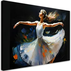WANDBILD ballerina frau tanzt