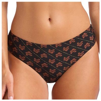 Seafolly - Women's Batik Bloom Retro Pant - Bikini-Bottom Gr 34 orange