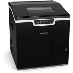 Icefestival Cube Eiswürfelbereiter Industrie-Eiswürfelmaschine   400W   1,8 Liter   20kg/24h Schwarz