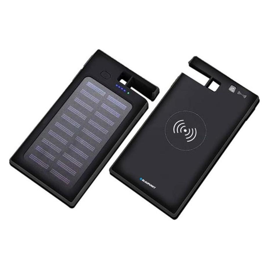 Blaupunkt Solar-Powerbank Mit Kabelloser Ladefunktion Und Saugnäpfen - 8000 Mah (8000 mAh) (BP-7090)