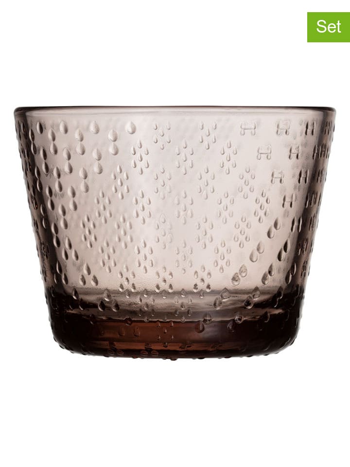 iittala 2er-Set: Gläser "Tundra" in Beige - 160 ml - onesize