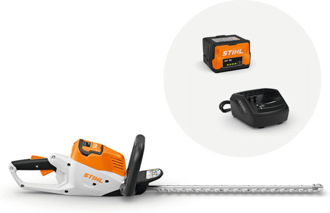 STIHL Taille-haies sans fil HSA 50, Set avec AK 10 et AL 101 (45210113570)