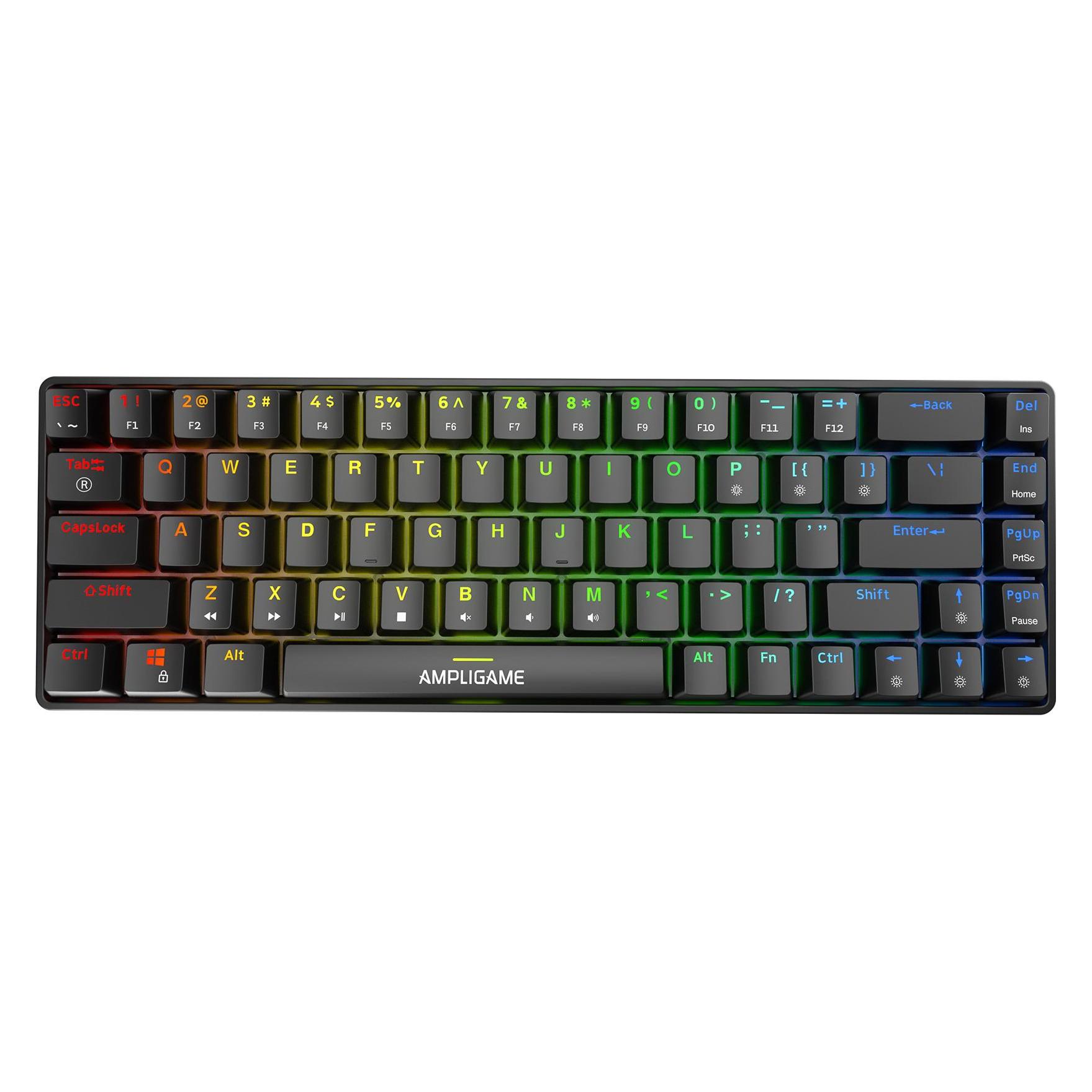 Fifine GK1 Gaming Keyboard black (US, Kabelgebunden) (59241198)