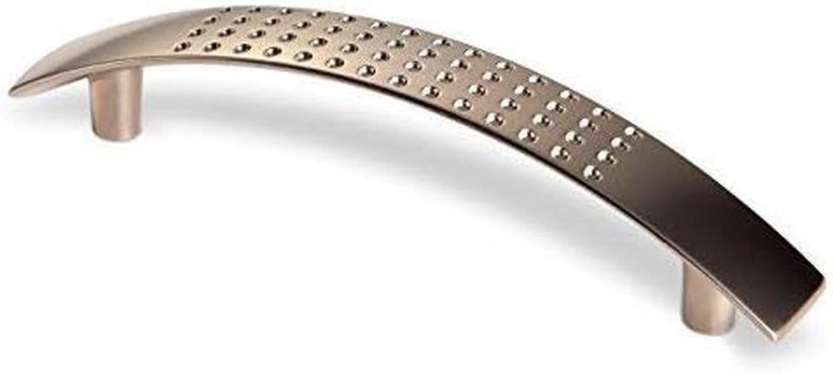 Meubelgreep Beugel Zilverkleurig RVS-optiek Mat met Boorgatafstand 96mm