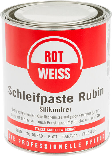 Rotweiss Schleifpaste Rubin Dose (750 Ml) 3000 0.75l