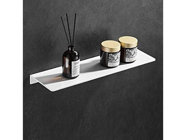djhYTIxcf Wandmontiertes schwebendes Lagerregal for Kosmetika und Gewürze(40Cm Punch Free)