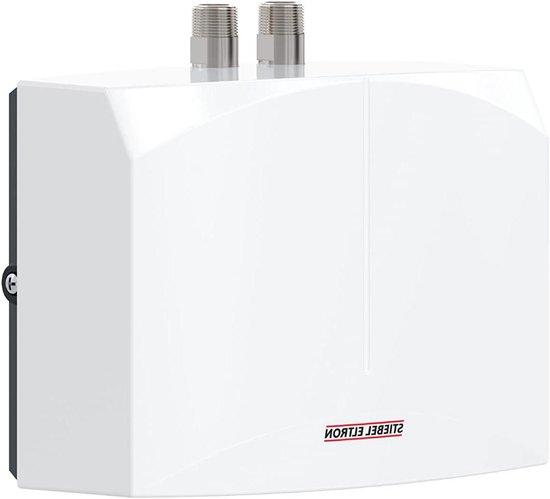 Mini-Durchflussheizung - Elektrischer Boiler - Zum Händewaschen - Direkt warmes Wasser - 57 kW - Weiß
