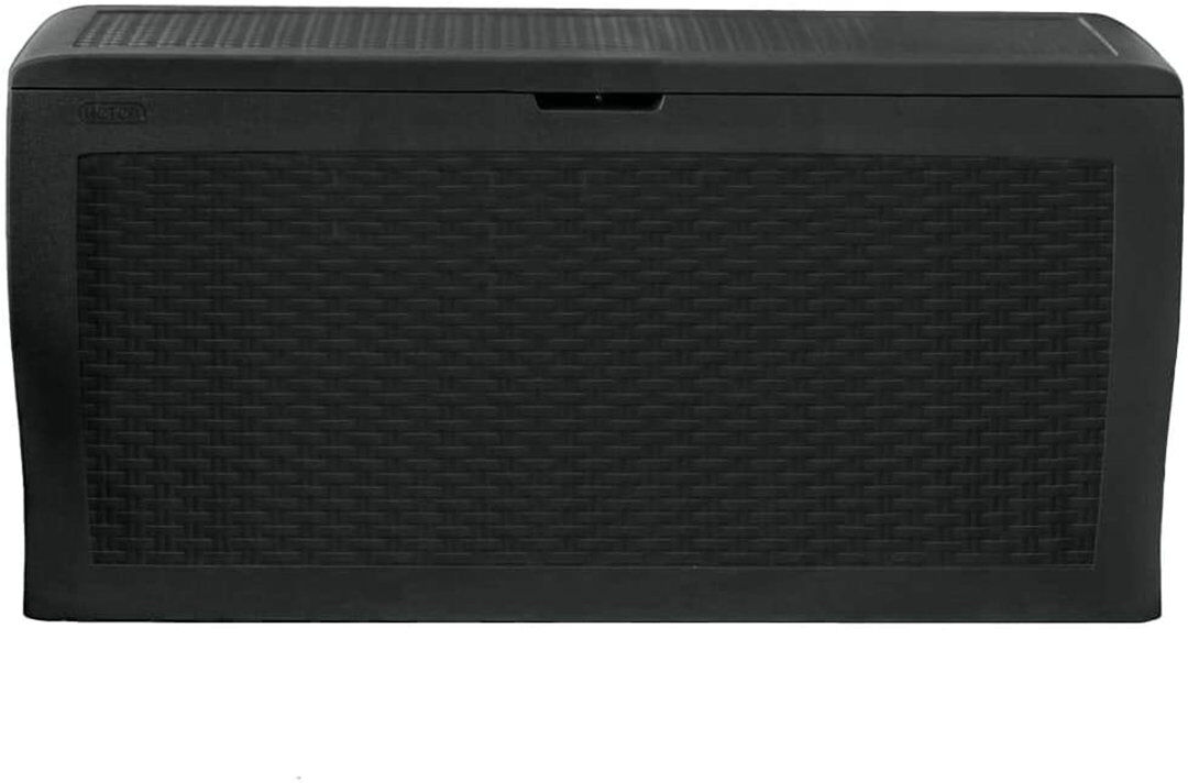 Keter Samoa Box BROWN Graphite 57cm H X 117cm W X 45cm D
