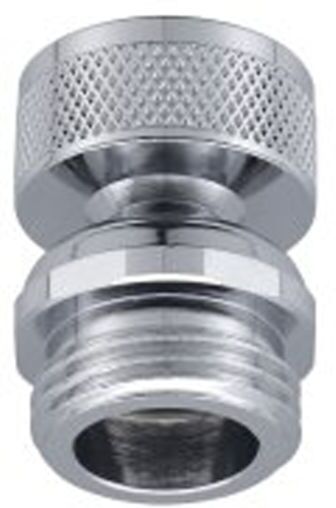 Neoperl Wasserhahnaufsatz Kugelgelenk 06310011 verchromt, IG 1/2"xAG 1/2", für Brausen