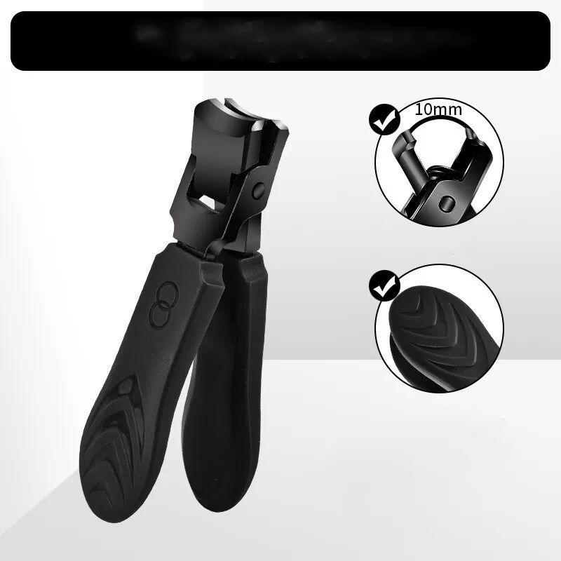 INF Coupe-ongles étanche avec grande ouverture Le noir
