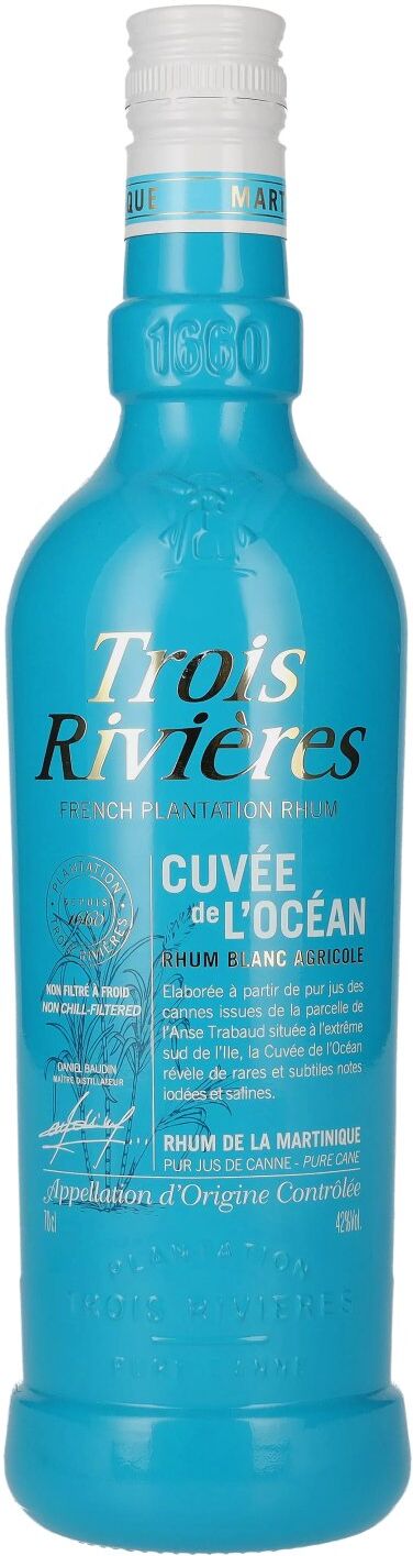 Trois Rivières Rhum Trois Rivières CUVÉE DE L'OCÉAN Rhum 42% Vol. 0,7l