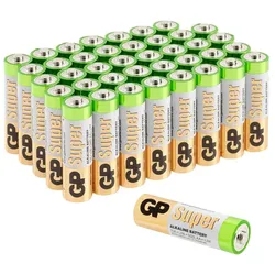 AA Mignon Batterie GP Alkaline Super 1,5V 40 Stück