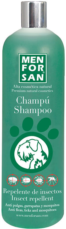 Men For San Champú Perro repelente de insectos con citronela 1000 ml