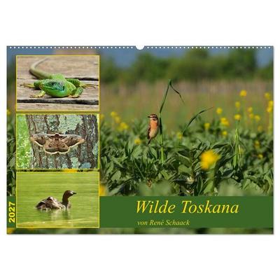 Wilde Toskana - von René Schaack (Wandkalender 2027 DIN A2 quer), CALVENDO Monatskalender