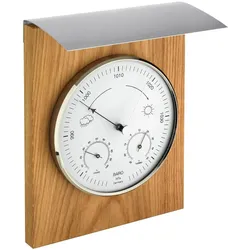 TFA Wetterstation für Innen und Aussen, Wetterstation, Braun