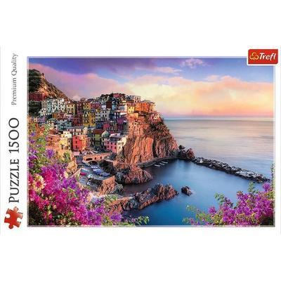 Manarola im Sonnenuntergang (Puzzle)