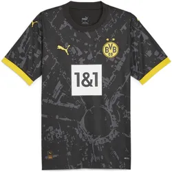 Puma, Herren, Fussballtrikot, BVB Away Jersey Replica (XXL), Schwarz, XXL