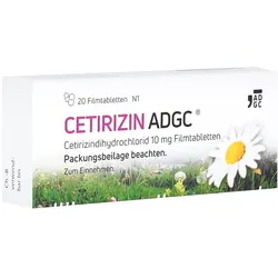 CETIRIZIN ADGC Allergietabletten 20 St